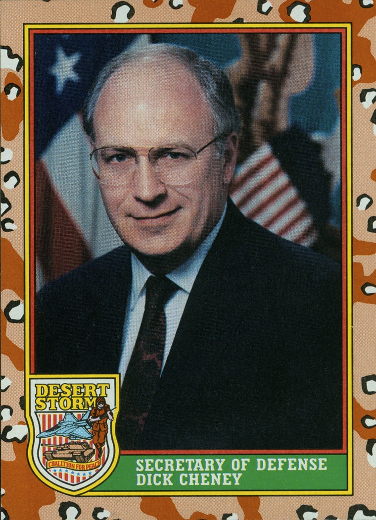 A dashing young Dick Cheney with menacing grin.